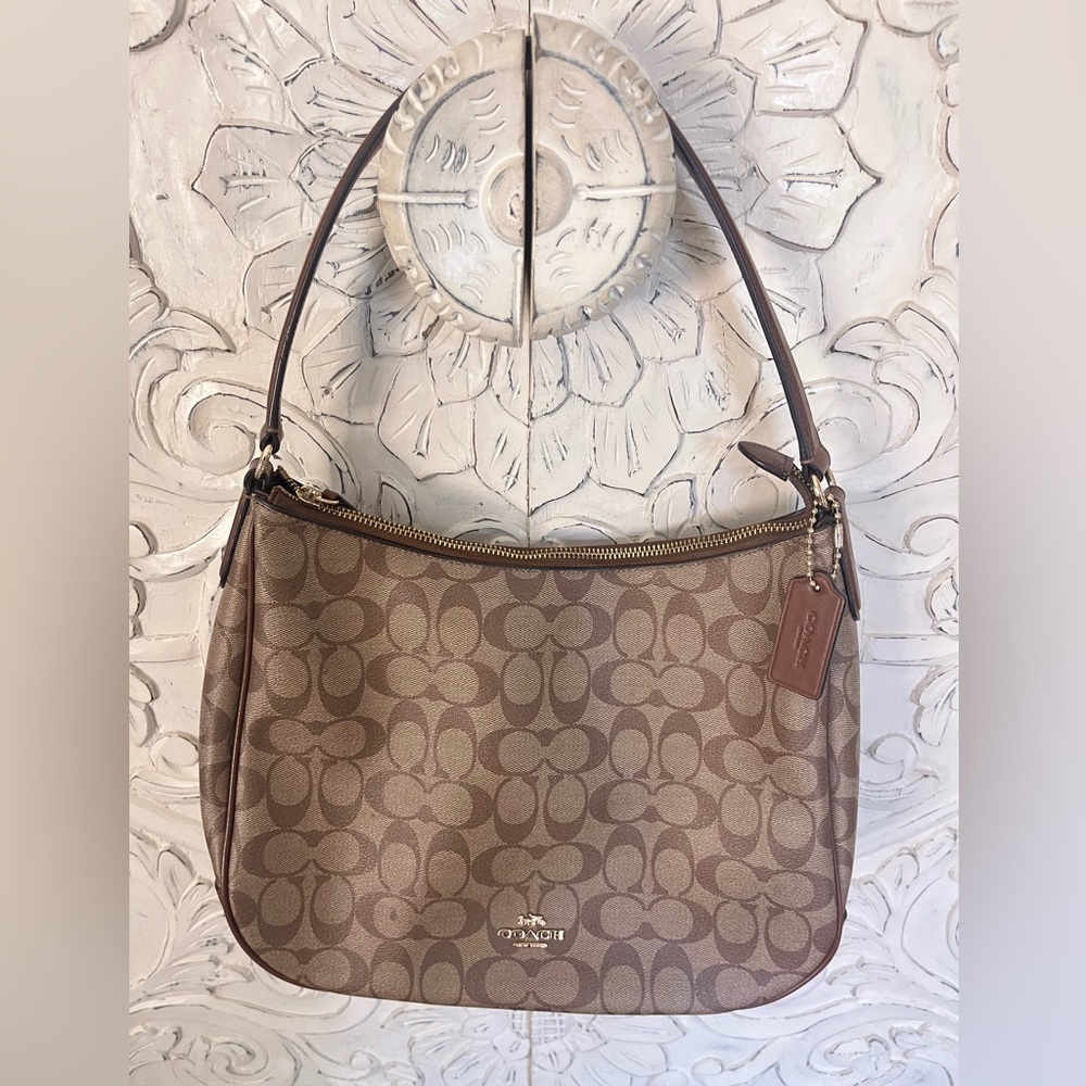 Brown Coach Shoulder Bag